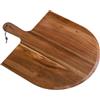 Les Plaisirs Du Chef Pala per Pizza Legno Acacia XXL 40,5 × 55,5 cm - Tagliere & Portata | Pala per pizza XXL in legno d'acacia 40,5 × 55,5 cm; per le pizze più grandi; anche grande tagliere da portata e aperitivo