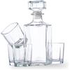 noTrash2003 Set di 5 bicchieri da whisky in vetro borosilicato con 1 litro e 4 bicchieri da whisky da 0,2 litri di volume
