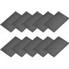 METALLIXITY Blank Metallo Scheda (80mm x 50mm x 0.8mm) 10pz, Anodizzato Alluminio Targhetta - per Casa Interni Fai-da-Te Segnaletica Incisione, Nero