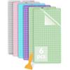 Jerilla Tappetino da Taglio per Cricut 6 pezzi 12x 24 Varietygrip Tappetini da Taglio per Cricut Maker/Explore One/Air/Air 2 con Raschietto StandardGrip/LightGrip/StrongGrip/FabricGrip