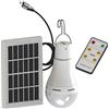 Mengjay® Lampadine solari a LED,9W,360lm con pannello solare Lampada portatile solare,per esterni Illuminazione,escursionismo, campeggio, pesca(con Telecomando) 1 pezzi