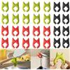 Vastsea 30 Pezzi Supporti per Cucchiai, Poggia Mestolo Cucina, Cucchiaio per Clip per Pentole, Clip per Pentole per Posizionare Cucchiai e Spatole Dopo la Cottura in un Poggiautensili a Vapore