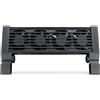 Whimar MultiFan 4 Ventole di Raffreddamento per Acquario, Sistema 12V a 4 Ventole, Basso Consumo 3,8W, Silenzioso <40 Db, per Acquari Aperti, Supporto per Vetro Fino a 20 mm