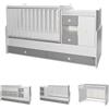 Lorelli Lettino trasformabile da 3 in1 Mini Max per 2 bambini contemporaneamente, colori: