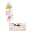 Agatige Scaderi per bottiglie di latte materno, battista portatile USB BOCCHINO PERCHIO CAMPIO MACCHINO MACCHINO Termostato Isolamento per auto (arcobaleno)