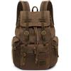 VARLIVOO Zaino Uomo Vintage in Tela per PC Portatile 15.6 Pollici