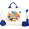Paw Patrol Joumma Pawsome vibes Valigia bagaglio da cabina, ABS rigido Cerniera laterale combinata 4 ruote Doppio bagaglio a mano