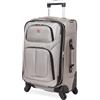 Swiss Gear Sion Softside Bagaglio espandibile, Peltro, Carry-On 21-Inch, Sion Softside - Valigetta espandibile con rotelle