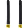 Fohevers Antenna WiFi da 2 pezzi Antenna WiFi 4G Connettore maschio SMA Antenna segnale WiFi omnidirezionale 2DBi per router wireless