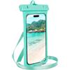 ONEFLOW Borsa da spiaggia per vivo X300 Ultra, custodia impermeabile con touch e finestra per fotocamera, custodia subacquea per viaggi, nuoto, con cinturino e cordino per appendere, blu