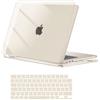 MOSISO Custodia Compatibile con MacBook Air 15 Cover M5 M4 M3 M2 2026-2023 | Copritastiera&Case per MacBook Air 15 pollici 2026 2025 2024 2023 A3448 A3241 A3114 A2941, Galassia Cristallo