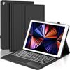 IVEOPPE Tastiera per iPad Pro 12.9 2017/2015 con Touchpad, Cover Tastiera Italiano Retroilluminata Bluetooth Rimovibile per iPad Pro 12.9 1a/2a Gen A1584 / A1652/ A1670 / A1671, Nero