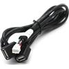 CTAB For lettore multimediale for auto Android Stereo Radio Dual USB Femmina Interfaccia a 6 8 Pin PHB Cavo Adattatore di Collegamento(8 Pin B Dual USB)