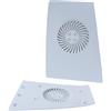 Ausi Per piastre di copertura superiori P5 Slim con prese d'aria di raffreddamento, custodia di ricambio con fori di dissipazione del calore, compatibile con P5 Slim Disc e Digital Edition