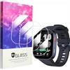 Blueshaweu 3 Pezzi Vetro Temperato Compatibile per Amazfit Bip Max Smartwatch, Pellicola Protettiva Schermo in Vetro Temperato Alta Risoluzione Compatibile con Amazfit Bip Max Smartwatch (Glass)
