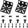Be In Your Mind Kit di montaggio a rack regolabile per interruttore da 2 pezzi, distanza del foro regolabile 13-35 mm, compatibile con Buffalo Tech 17,3 pollici, compatibile con Cisco 45 x 44,5 x 25