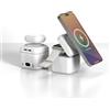 ISDT MagSafe - Supporto di ricarica 3 in 1, 2 x 33 W, USB-C, compatibile con iPhone 15/14/13/12, Apple Watch serie 1-7/SE, e AirPods Pro / 3/2 (cavo e adattatore inclusi)