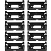 EMSea 10pcs Supporti per Batteria CR123A Compatibile con PCB Scatola di Presa di Supporto Batteria Singola Cella con Plastica a 2 Pin e Metallo, Nero