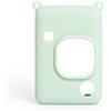 Hesupy Custodia in silicone per Instax Mini Liplay, custodia protettiva per fotocamera Mini Liplay, anti-goccia, antiscivolo, in gomma morbida, protezione completa, Verde, Custodia in silicone per
