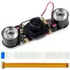 Waveshare IMX219-160 8MP IR-Cut Camera IR-Cut Infrared Night Vision 162° FOV Applicable for Jetson Nano/Compute Module