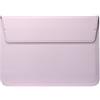 Lunivop Custodia a busta per laptop compatibile con MacBook 13-14 (M1/M2) 2016-2022 MacBook Neo 13 Pro 14 Air 13,6 (M2/M3/M4/M5) 2022-2026 in pelle PU con supporto per laptop (rosa)