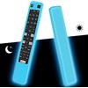 Hydream Custodia in Silicone Compatibile con TCL RCA RC802N ARC802N Nuovo Telecomando Sostitutivo Guscio per Thomson 4K UHD smart TV Remote Protettiva Cover Case Anti-Graffio Cassa Copertura(Blu Fluorescente)