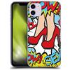 Head Case Designs Stiletto Rosso Pop Art Custodia Cover Dura per Parte Posteriore Compatibile con Apple iPhone 11