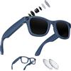 findtime AI Smart Glasses Occhiali con fotocamera HD 1018P Fotocamera Sportiva Microfono Riproduzione Musica Traduzione Piccola Fotocamera Bluetooth Occhiali da Sole Video Occhiali Da Bicicletta Action Cam