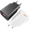 Powice Caricatore US B A, 18 W/15 W, 12 V1,6 A/9 V/2 A/5 V/3 A, US B, adattatore US B, alimentatore USB, caricatore USB, adatto per telefoni cellulari, altoparlanti Bluetooth e altri piccoli