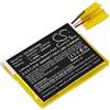 TCTK TECHTEK Batteria 350mAh compatibile con [SanDisk] Clip Jam, Sansa Clip sostituisce 363830PL, FT312933P, SDMX26 FBA