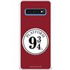 LA CASA DE LAS CARCASAS Custodia per Samsung Galaxy S10 Ufficiale Harry Potter Anden 9 3/4 per proteggere il tuo cellulare. Cover per Samsung in silicone flessibile con licenza ufficiale di Harry Potter.