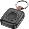ACEQINGSE caricatore portatile per Apple Watch, 1200 mAh magnetico caricatore iWatch con portachiavi, compatibile con Apple Watch Series 11/10/9/8/7/6/5/4/3/2/1/SE/Ultra2/Ultra (x12-Nero)