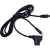 AWJUWHBJ Da viaggio D-tap a USB C 2 in 1 connettori cavo linea consente la ricarica simultanea e trasmissione di alimentazione video USB C Splitter Wire