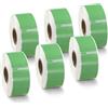 BETCKEY - 6 Rotoli 11355 Etichette Colorate(Verde) Compatibile con DYMO S0722550, 19mm x 51mm, 3000 Etichette di Ritorno Utilizzo per LabelWriter 450 4XL NON per 550 o 5XL