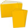 FarbenFroh by GUSTAV NEUSER Set di 10 biglietti singoli XXL in formato DIN A4 (21 x 29,7 cm), con buste in formato DIN C4, colore giallo miele, con chiusura adesiva, adatti per l'invio di biglietti di auguri, certificati e buoni