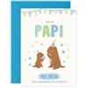 Central 23 Carte Anniversaire Grand-Père Poppop Otter Him Greeting Father's Day Stickers Par