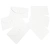 JEYEFFE 48 Buste 11x17,5 cm Chiusura a Cuore con 48 Bigliettini, Bianco | Set 96 pezzi: 48 buste bianco con lembo a cuore + 48 bigliettini: inviti matrimonio, San Valentino, anniversari, auguri