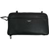 Generico Aeronautica Militare Pochette da Polso da Uomo, Nero, Pelle, 14,5x24x4 cm, con Cinturino