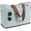 GAGAKU Borsa da spiaggia XXL/XL con scomparto termico, impermeabile, con cerniera, pieghevole, grande borsa da bagno per famiglia, donne, piscina, viaggi