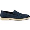 Frau - Slip-on in Pelle Scamosciata, Blu, 45