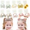 KAQILE 20 elastici per capelli per bambini, per coda di cavallo, accessori per capelli per ragazze, bambini, bambini e bambini