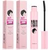 ALIIP Hair Finishing Stick, 2 Pcs Bastone di Finitura dei Capelli per Piccoli, Piccola Crema di Finitura dei Capelli Rotti Rinfrescante non Grassa, Mascara per Capelli per Flyaway, 15ml