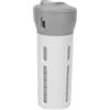 Brrnoo 4 in 1 Dispenser Viaggio Shampoo Lozione Gel Set,Contenitori Viaggio a Prova di Perdite Bottiglie per Articoli Toeletta Crema Liquida,per Shampoo,Balsamo,Crema,Lozione,Viaggio in Aereo,Grigio
