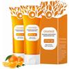 Generisch Orange Enzymes Exfoliating Gel,Deep Cleansing & Brightening for Face & Body Gentle Fruit Enzyme Scrub, Moisturizing, Dead Skin Removal, Ideal Face Exfoliator for All Skin Type 100g (2PC)