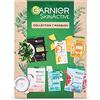 GARNIER Skin Active - Set di 7 mascherine in tessuto, con brillantini, idratazione, confezione regalo per viso e occhi, maschere nutribomb, fiala e idrabom, vegan & cruelty free, tessuto compostabile,