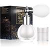 ALIIP Spray glitterato, illuminante lucido per corpo e viso, a lunga durata, non appiccicoso, scintillante per capelli, vestiti, nail art, vegano e leggero, argento