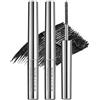 Generisch 2 pezzi impermeabile piccolo tubo di acciaio mascara, curling ciglia ferro, resistente all'acqua, resistente al sudore, mascara occhi di ferro, nero