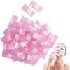 Agatige 50pcs maschera facciale compressa, seta naturale usa e getta pretagliato maschera facciale fogli maschera viso fai da te cura della pelle prodotto di bellezza per le donne