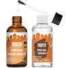 Ganbaro Colla per Viso+Rimuovi Adesivo, Durevole Collodion, Liquido per Cicatrici per Trucco, Adesivo per Capelli, Barbe e Parrucche, Effetti Speciali Colla per Viso, Feste, Halloween, 30ml*2