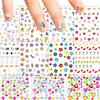 Nymora Nagelsticker Set für Kinder: 8 Pcs Kindernagelsticker + 6 Pcs Strass-Nagelsticker | Selbstklebende Nail Art & Nageldesign | Mit Tieren, Blumen | Perfektes Geburtstagsgeschenk für Mädchen